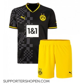 Borussia Dortmund Bortatröja Barn 2022-23 Kortärmad (+ korta byxor)